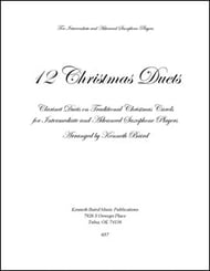 12 Christmas Duets for Saxophones TENOR SAX P.O.D. cover Thumbnail